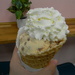 Peanut Butter Fudge Ice Cream Cone  by sfeldphotos