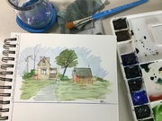 14th Jul 2023 - Line & Wash Tutorial 