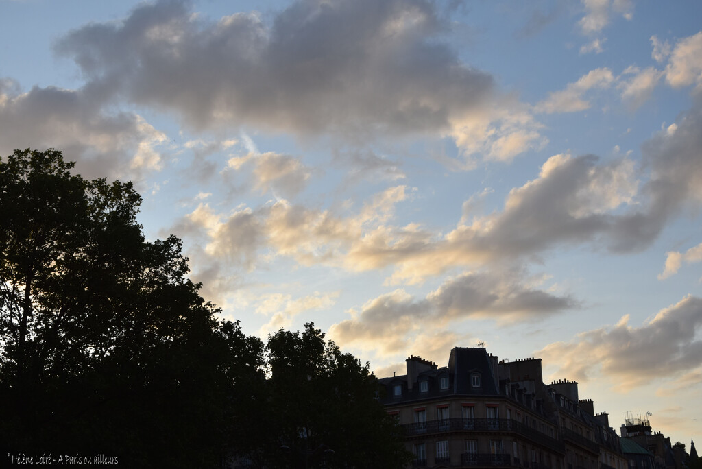 Parisian sunset by parisouailleurs