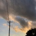 Sunset Clouds, Power Lines by lsquared