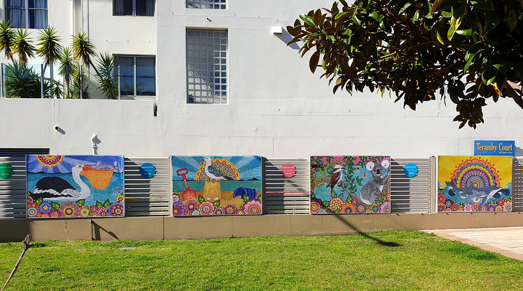 Teramby Court Murals by onewing
