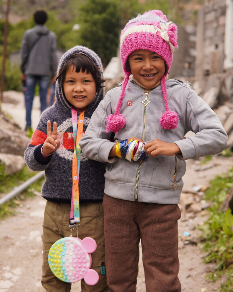Happy kids @ Mana, Uttarakhand by sudo