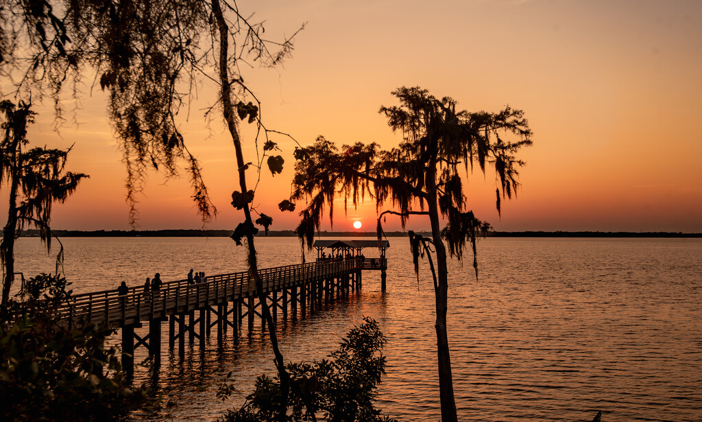 Sunset Down the Pier! by rickster549