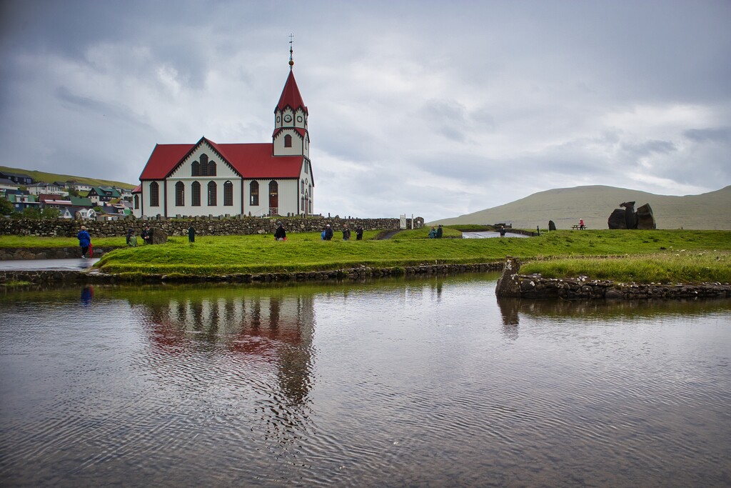 Sandavágur church by okvalle