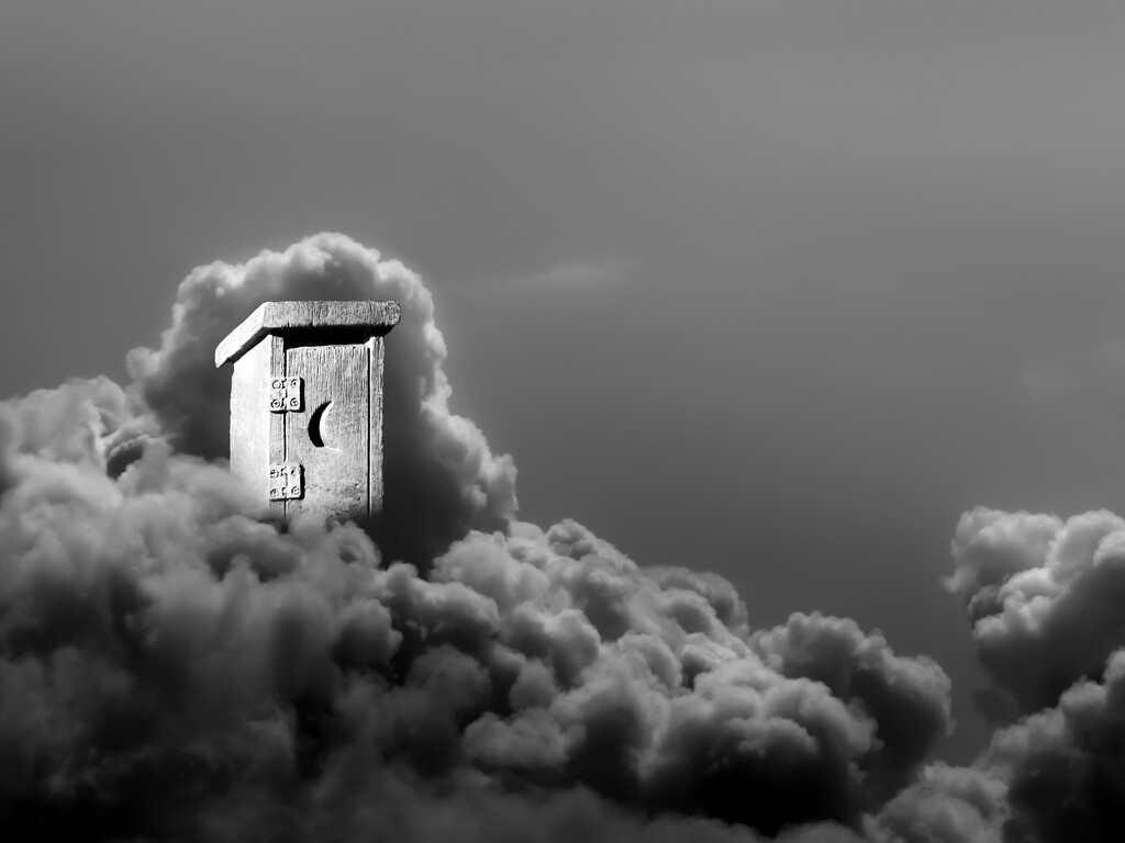 outhouse in the clouds by northy