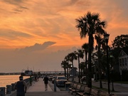 24th Jul 2023 - Sunset along the Charleston Battery