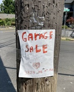 21st Jul 2023 - Garage Sale