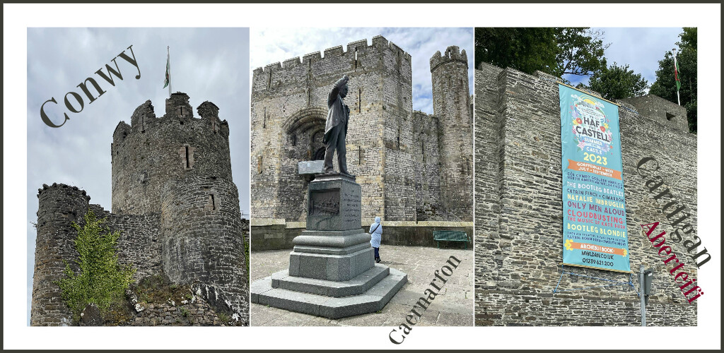 Three-Castle Collage by mcsiegle