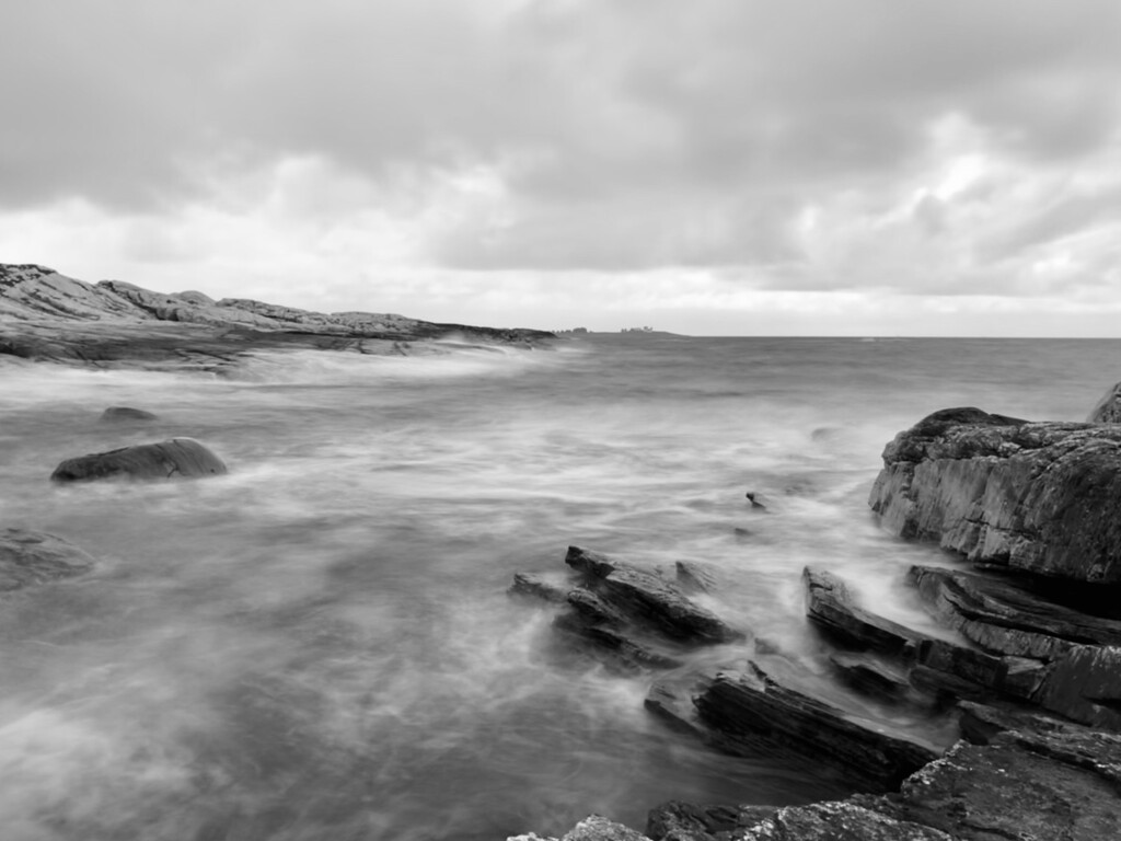 Stormy seascape by clearlightskies