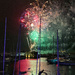 Pink and green fireworks.  by cocobella