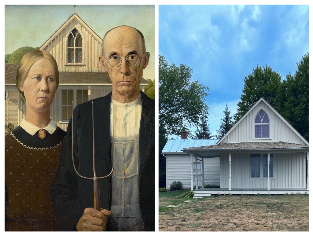 COLLAGE. American Gothic by illinilass