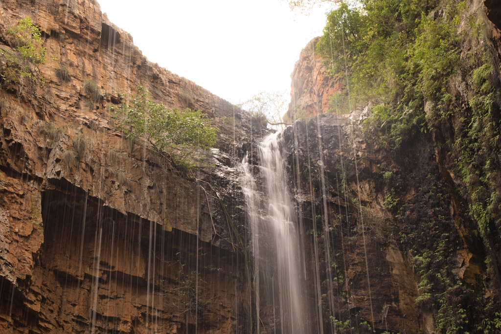 Emma Gorge waterfall by dkbarnett