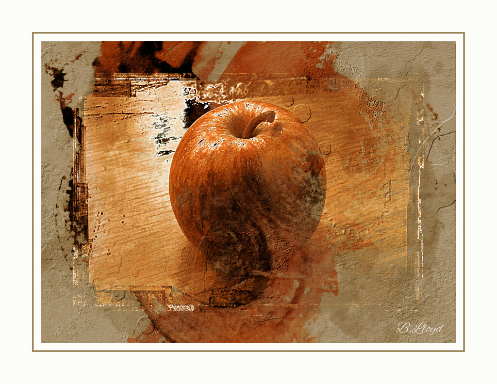 A for Abstract apple by beryl