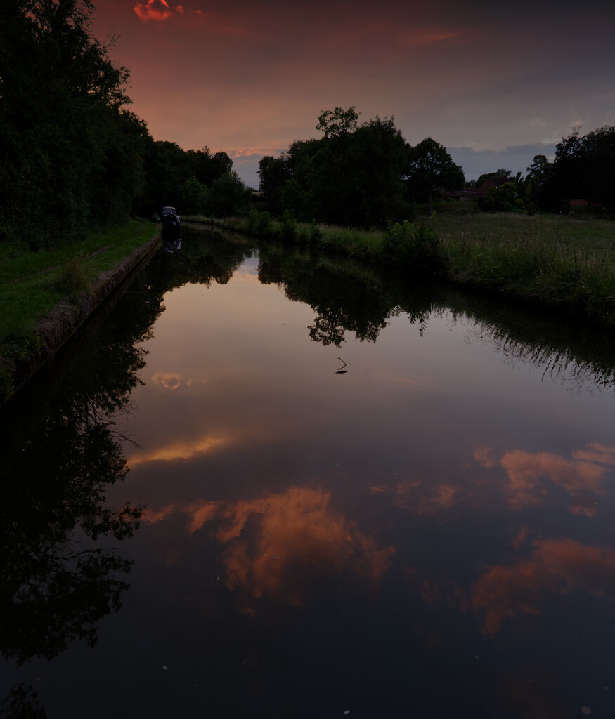 Sunset on the canal by sjoyce