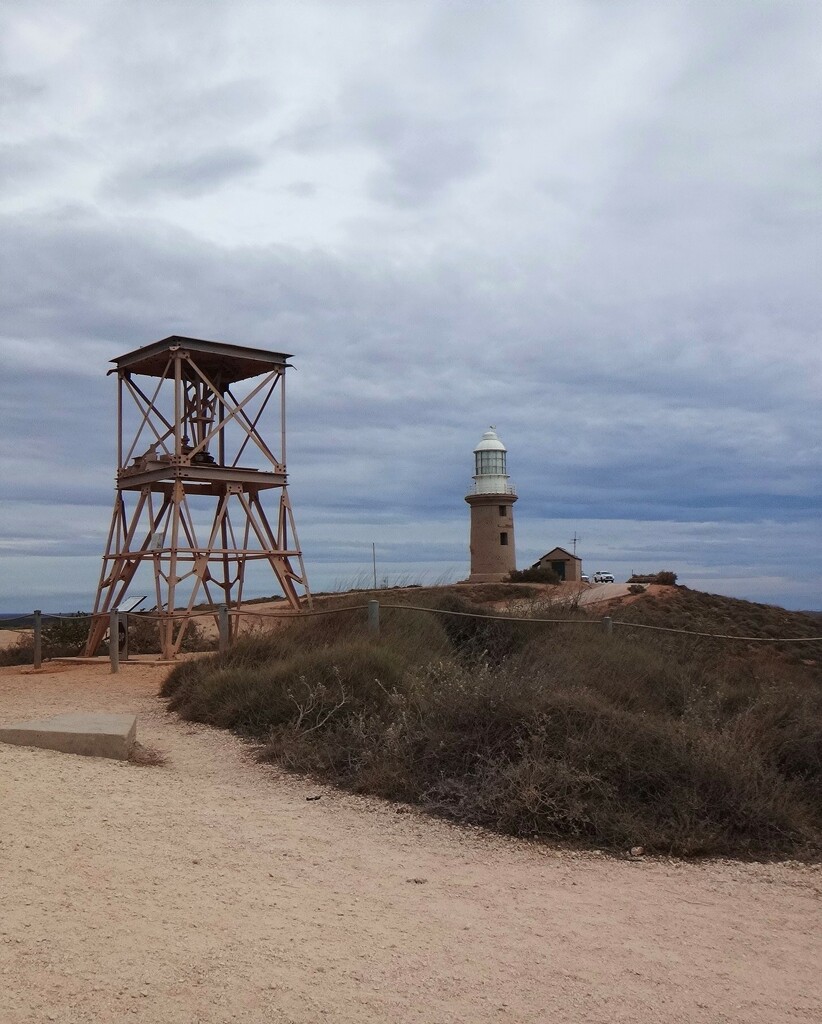 Historic lighthouse and WW11 gun emplacement at Exmouth. by robz