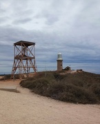 16th Jul 2023 - Historic lighthouse and WW11 gun emplacement at Exmouth.