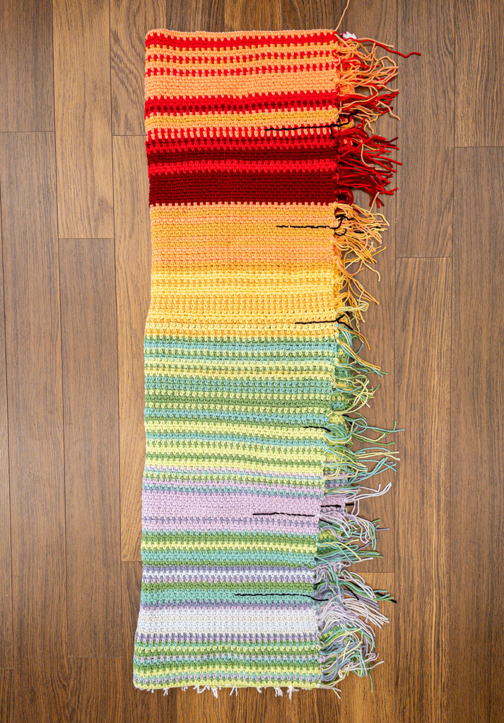Temperature Blanket Project - July Update by humphreyhippo