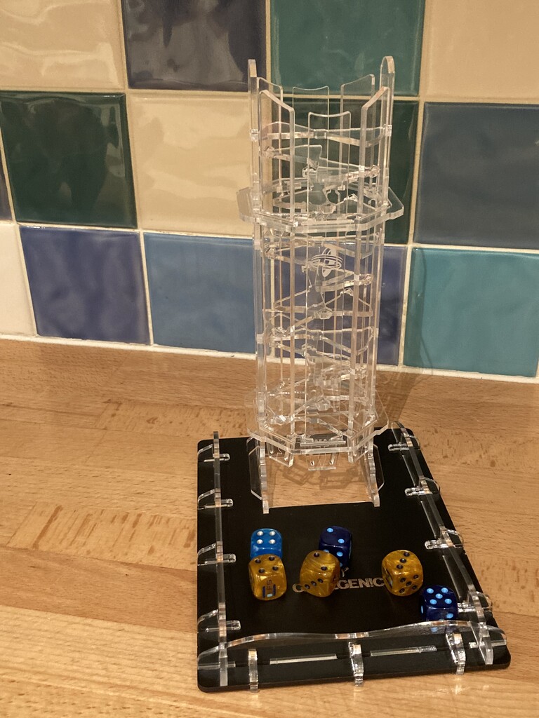 Crystal Twister Dice Tower by cataylor41