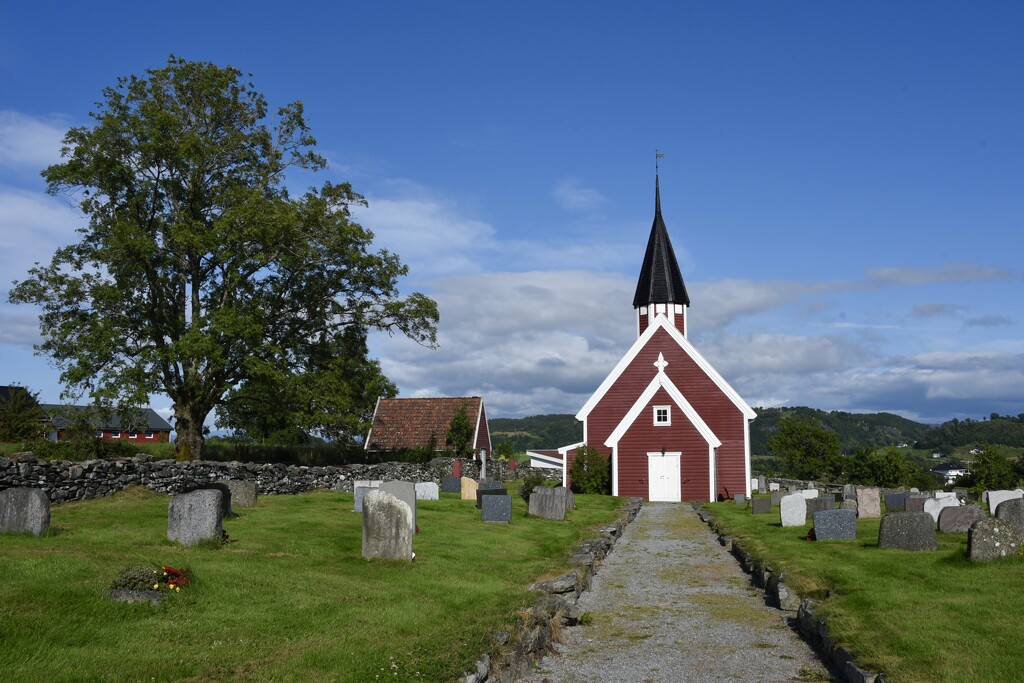 Sjernarøy church by clearlightskies