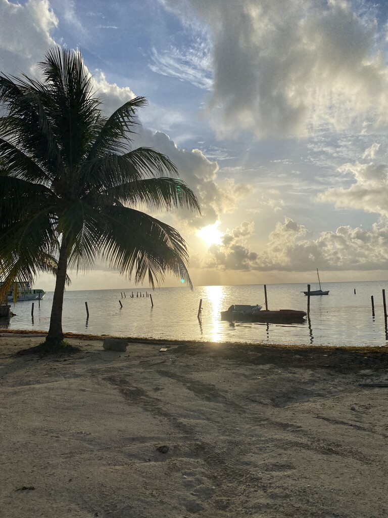 Caye Caulker Belize sunrise  by sherilyn