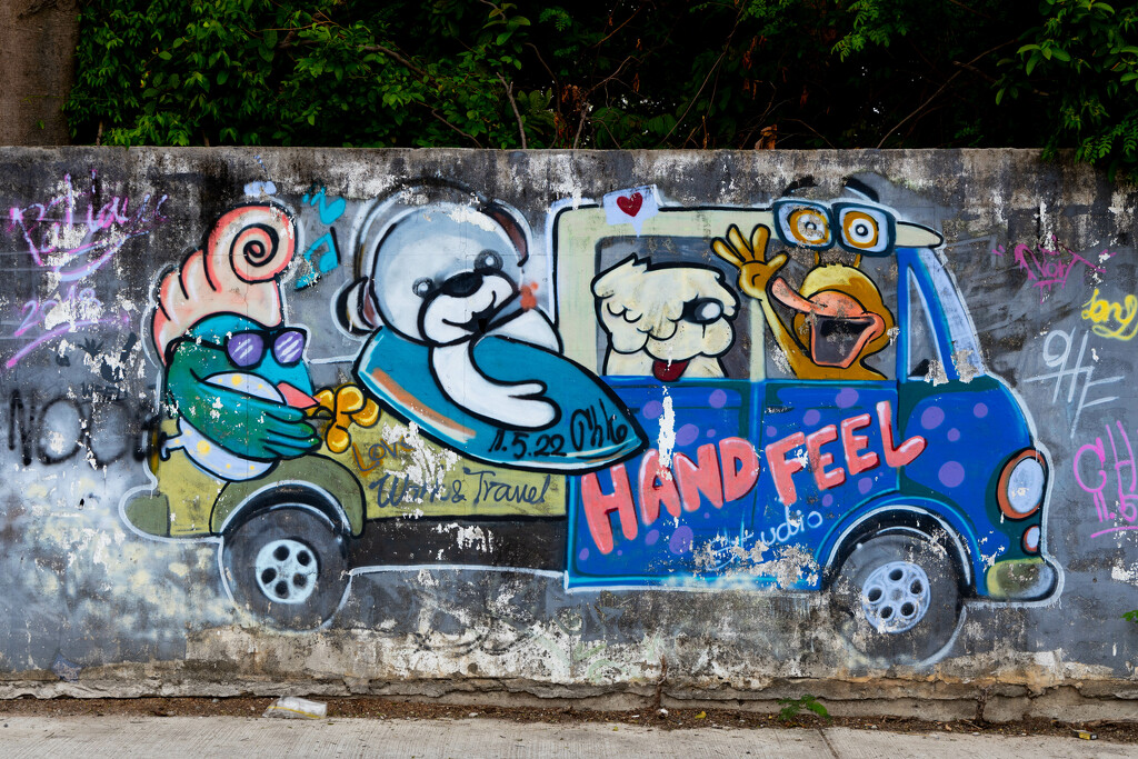 Street Art Thailand by lumpiniman