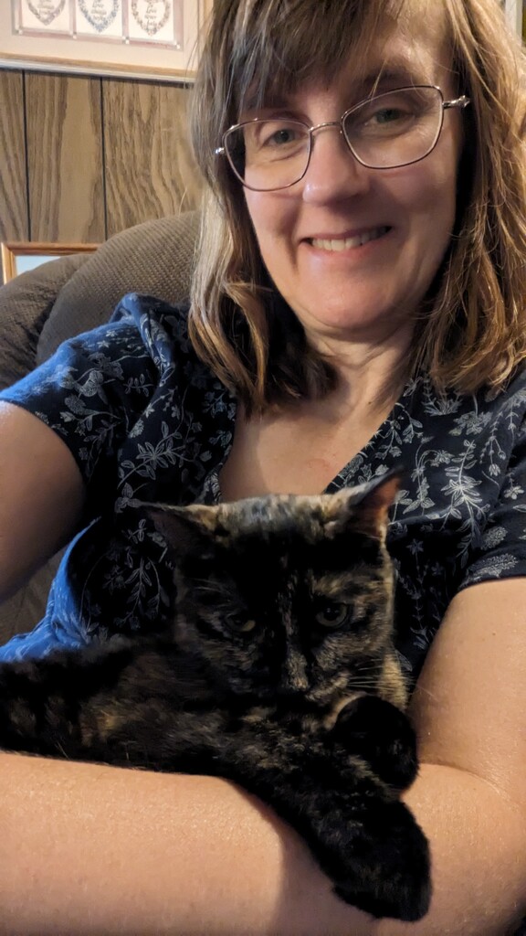 Selfie with My Kitty by julie