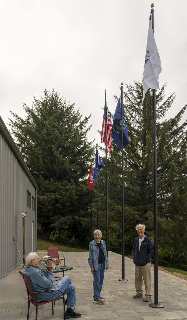 Raising of the Flags  by jgpittenger