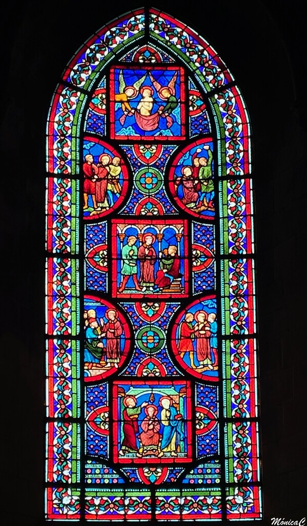 Stained glass window by monicac
