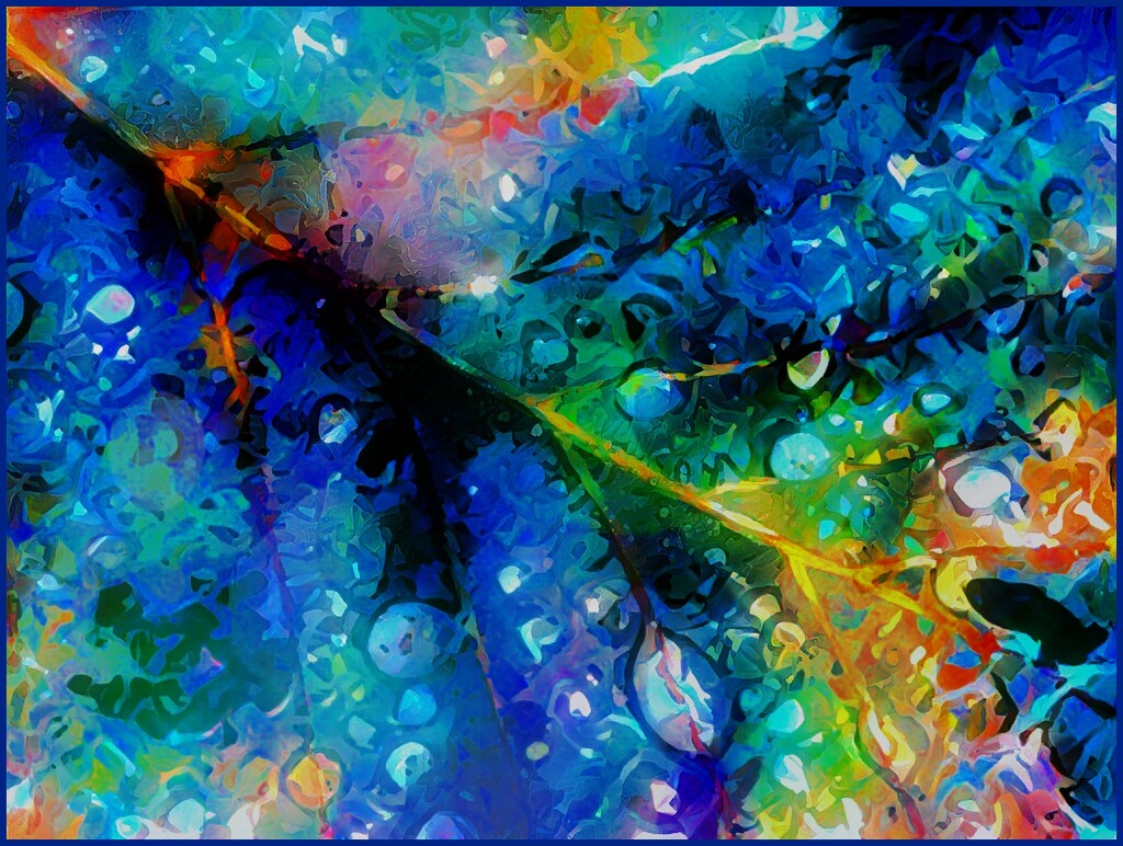 Splatter Abstract by olivetreeann