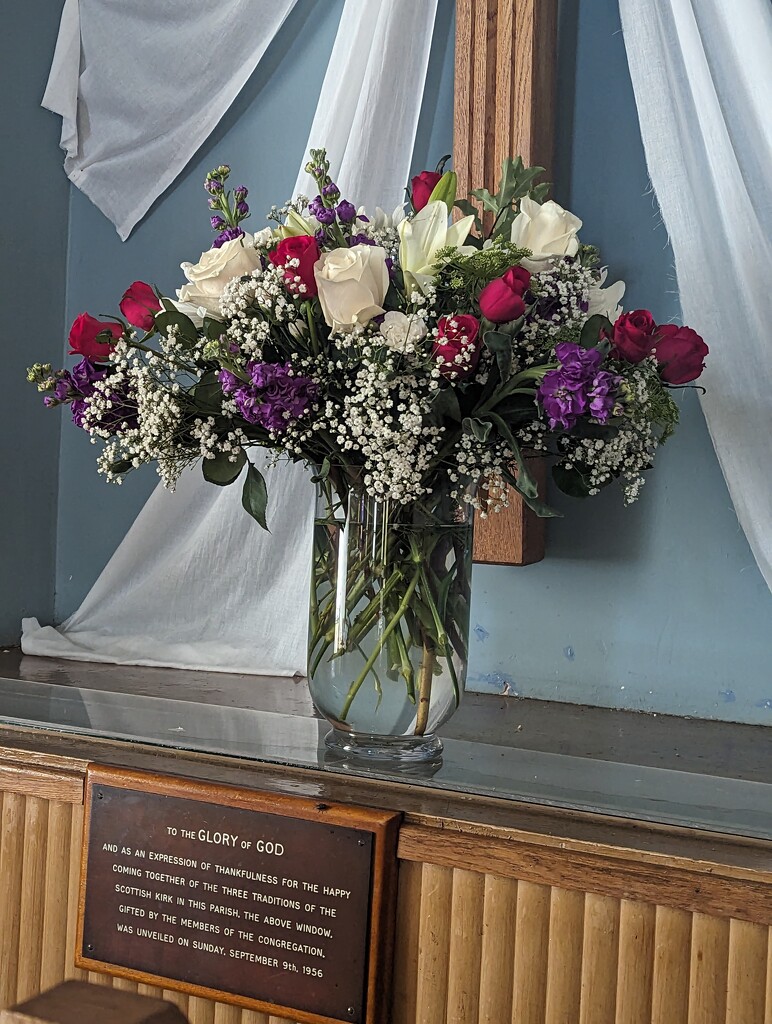 Church flowers for Sunday  by sarah19