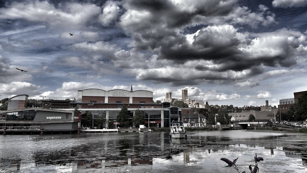 Cathedral Across the Brayford by phil_sandford
