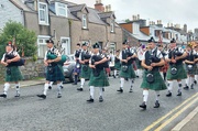 13th Aug 2023 - Pipe Band marching in Dalbeattie Civic Daze parade