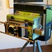Home made camera/projector at Manly museum. The big box is an old computer.  by johnfalconer