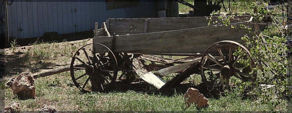 Old Wooden Wagon by janeandcharlie