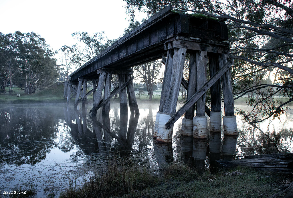 Old railway bridge, Cavendish Victoria by ankers70