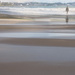Walking on the beach