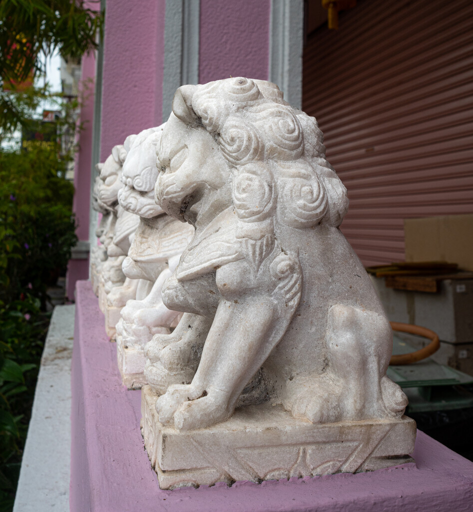 Buddhist Lion statuettes by ianjb21