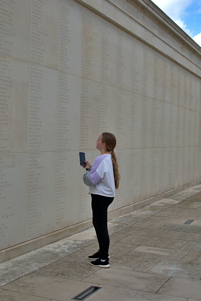 checking out the rememberance walls by ollyfran
