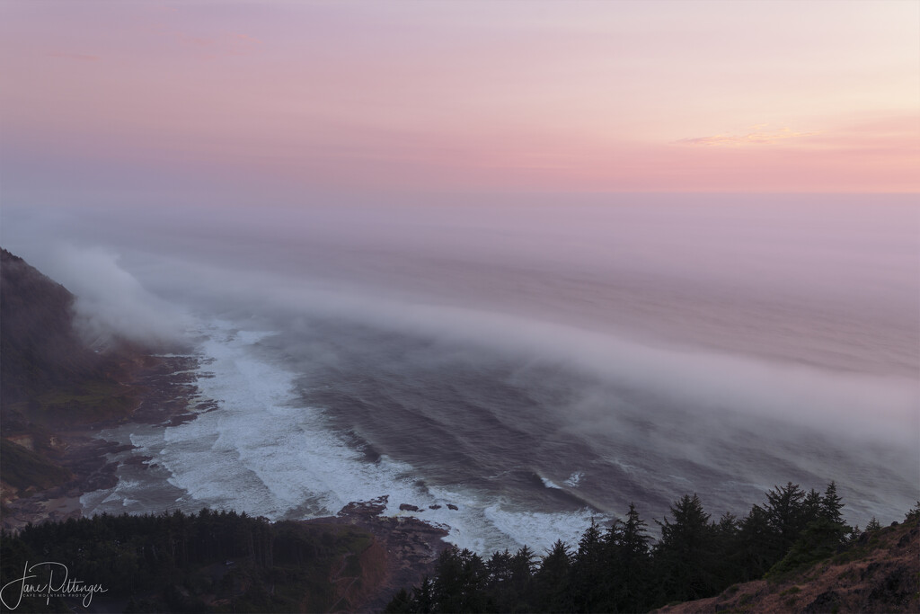 Looking Down the Coast from Cape Perpetua by jgpittenger