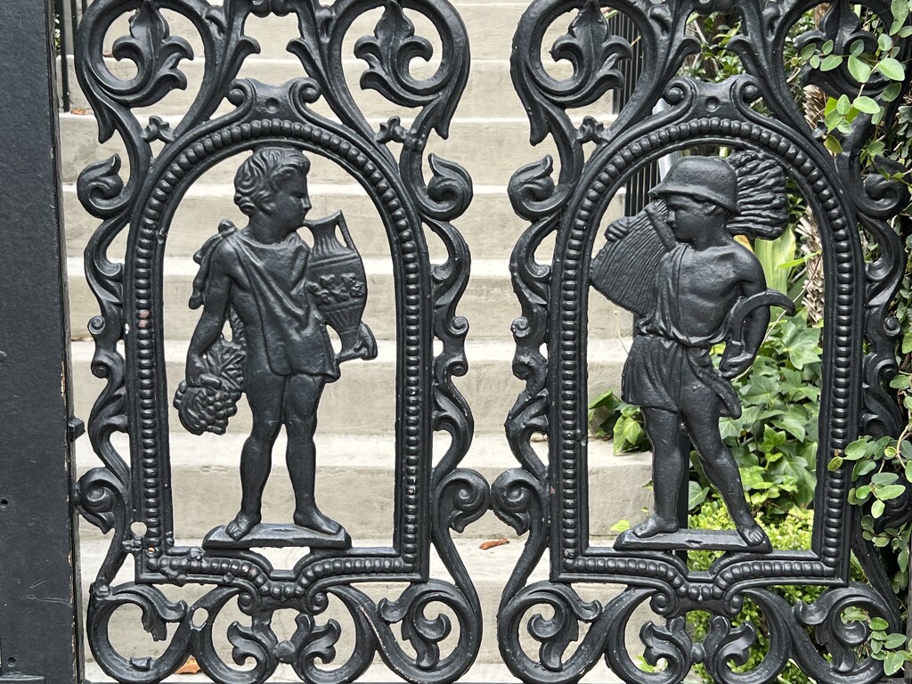 Intricate ironwork, Charleston Historic District by congaree