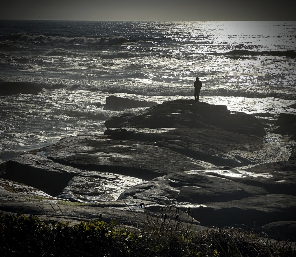 Lone Man ~ Oregon Coast  by 365projectorgbilllaing