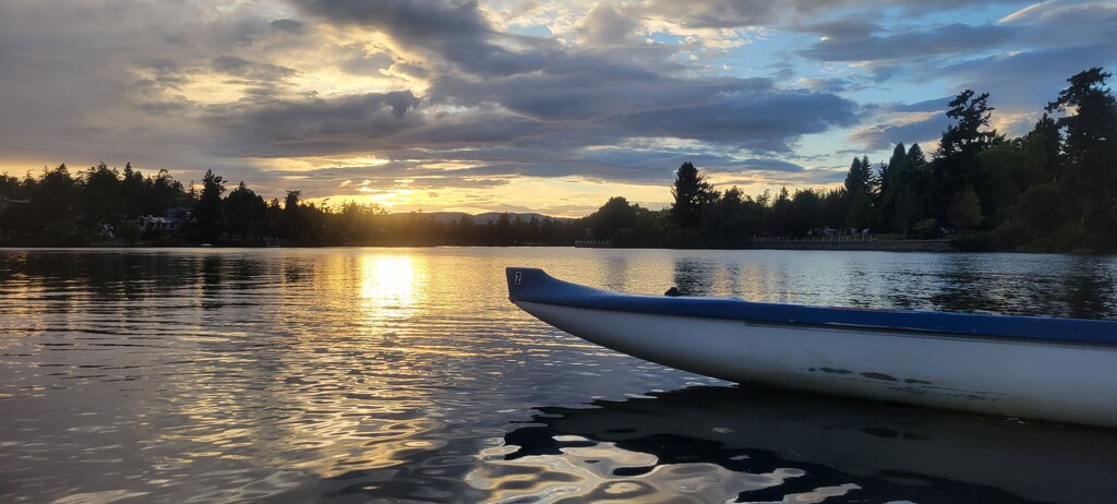 Sunset at the Canoe Club by kimmer50