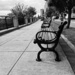 Edmonton In Black and White....Have a Seat by bkbinthecity