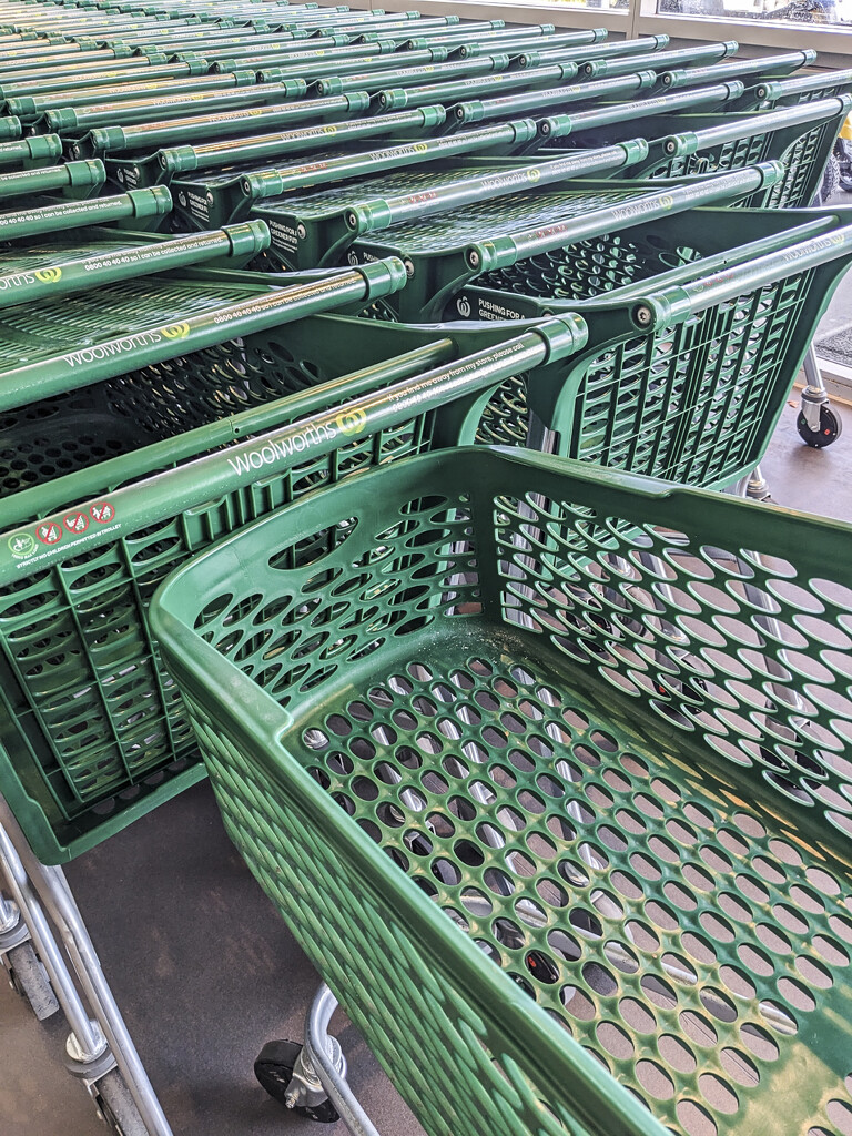 Change in shopping trolleys by sandradavies