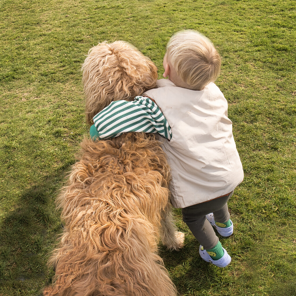 Baxter and his dog Reggie by dkbarnett