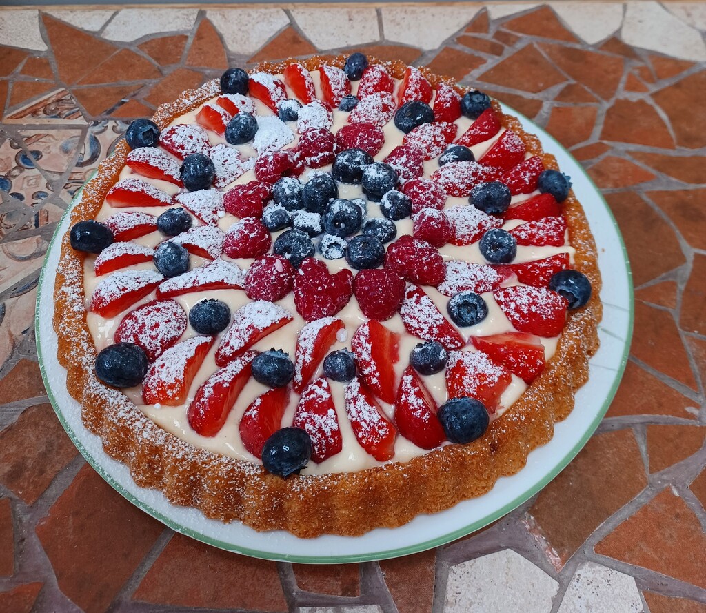 Fruit flan by busylady