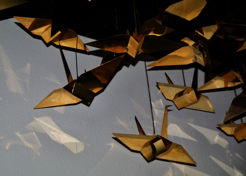Origami cranes, Oklahoma City National Memorial Museum by eudora