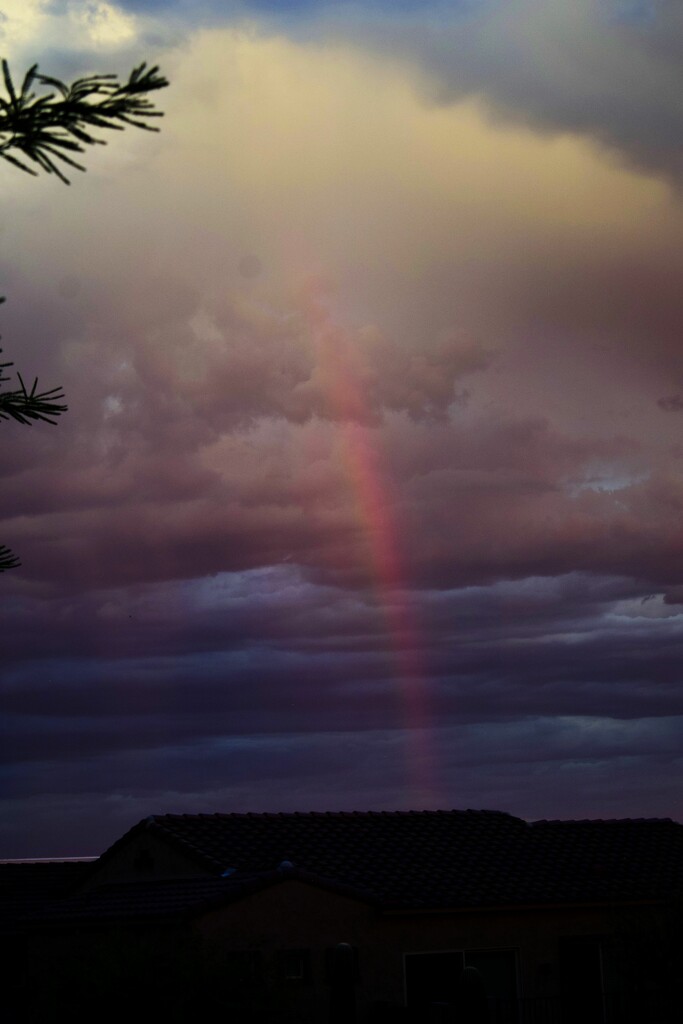 Aug 27  Faint Rainbow by sandlily