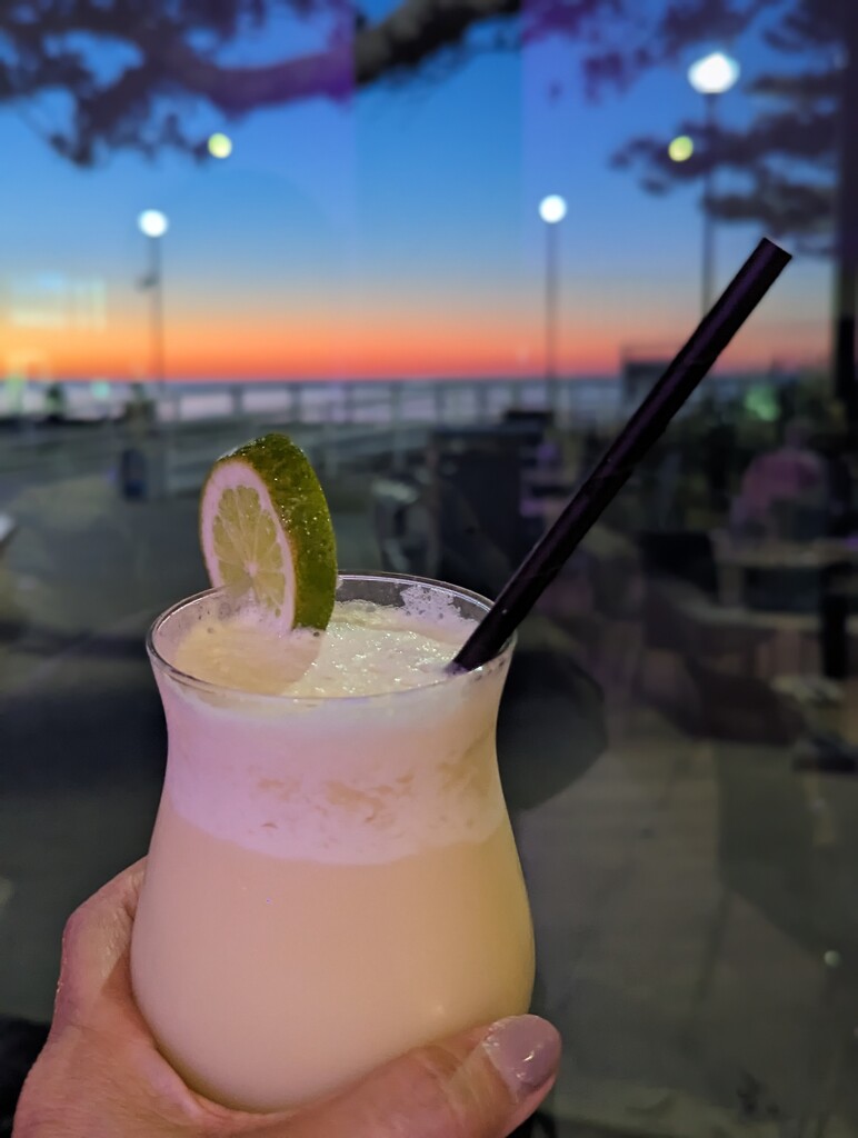 Beach Cocktail at Sunset by elf