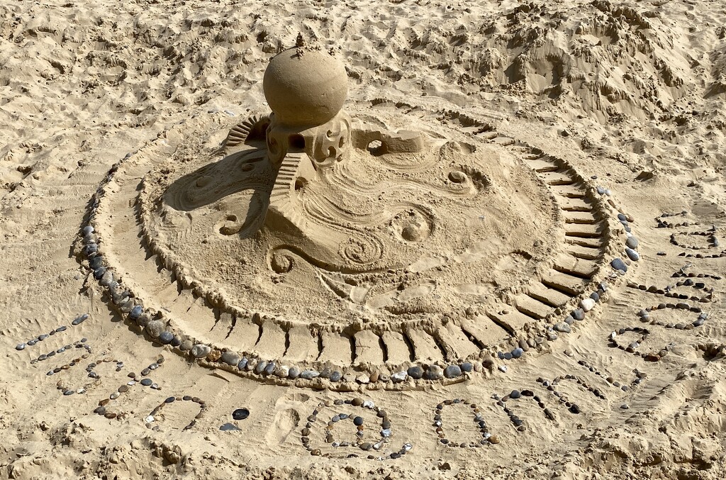 Art in sand by lizgooster